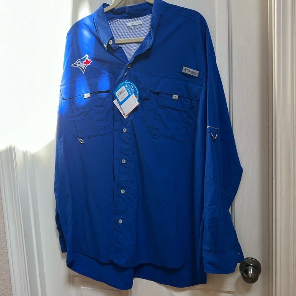 Columbia Shirt MLB Bluejays NWT size XXL/2T